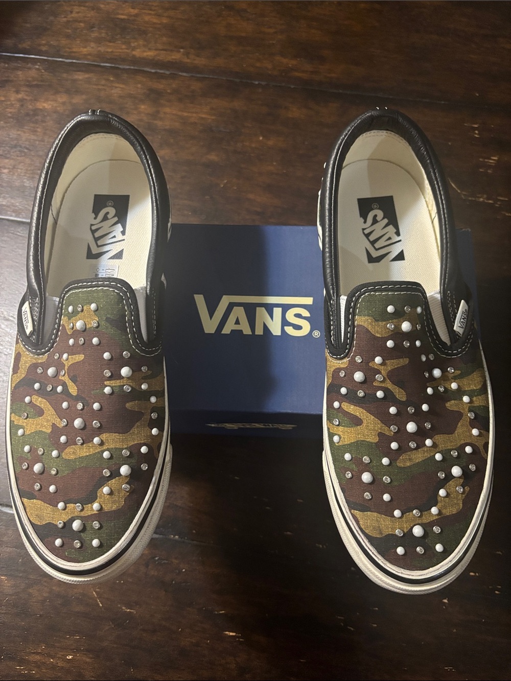 New in Box, Rare Van’s Classic Slip-on in Pearlized Camo - Men’s 8/Women’s 9.5 - Picture 9 of 10